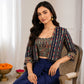 Embroidered Koti Ruffle Skirt Set