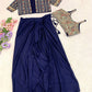 Embroidered Koti Ruffle Skirt Set