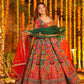 Rajwadi Patchwork Print Anarkali Gown