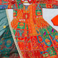 Rajwadi Patchwork Print Anarkali Gown