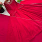 Designer Fendy Silk Embroidered Gown Set