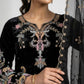Black Pastel Floral Suit