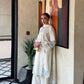 Ivory Sequin Farshi Suit