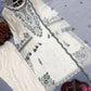 Ivory Sequin Farshi Suit