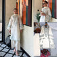 Ivory Sequin Farshi Suit
