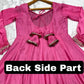 Pink Chinon Silk Embroidered Anarkali Gown Set with Dupatta
