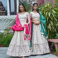 Embroidered Tissue Silk Lehenga Choli