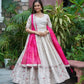 Embroidered Tissue Silk Lehenga Choli