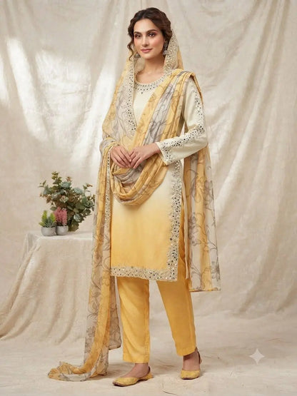 Ombre Mirror Bead Suit