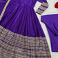 Violet Gota Border Anarkali Gown