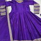 Violet Gota Border Anarkali Gown