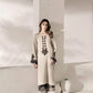 Ivory Threadwork Palazzo Suit