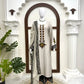 Ivory Threadwork Palazzo Suit