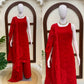 Ruby Threadwork Georgette Suit