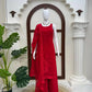 Ruby Threadwork Georgette Suit