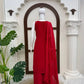 Ruby Threadwork Georgette Suit