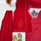 Ruby Threadwork Georgette Suit