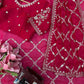 Red Zari Jaal Saree