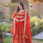 Zari Sequin Flared Gown