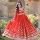 Zari Sequin Flared Gown