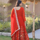 Zari Sequin Flared Gown