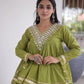 Gota Patti Peplum Lehenga