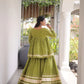 Gota Patti Peplum Lehenga
