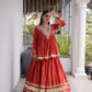 Gota Patti Peplum Lehenga