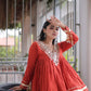 Gota Patti Peplum Lehenga