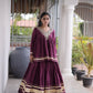 Gota Patti Peplum Lehenga