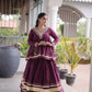 Gota Patti Peplum Lehenga