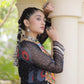 Bandhani Kutchi Tiered Gown