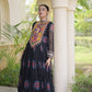 Bandhani Kutchi Tiered Gown