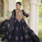 Bandhani Kutchi Tiered Gown