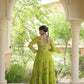 Bandhani Kutchi Tiered Gown