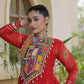 Bandhani Kutchi Tiered Gown