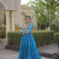 Bandhani Kutchi Tiered Gown