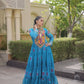 Bandhani Kutchi Tiered Gown