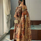 Embroidered Faux Georgette Digital Print Suit Set with Dupatta