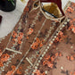 Embroidered Faux Georgette Digital Print Suit Set with Dupatta