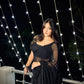 Black Elegance Handwork Party Wear Saree