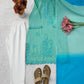 Sea Green Threadwork Suit