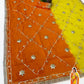Pure Chiffon Saree with Gota Patti work and dual color for Festive Celebrations available in 4 colors