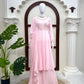 Blush Diamond Drape Anarkali