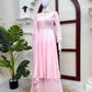 Blush Diamond Drape Anarkali