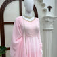 Blush Diamond Drape Anarkali
