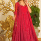 Bandhani Print Gota Anarkali
