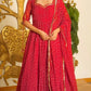 Bandhani Print Gota Anarkali