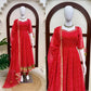 Bandhani Print Gota Anarkali