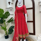Bandhani Print Gota Anarkali
